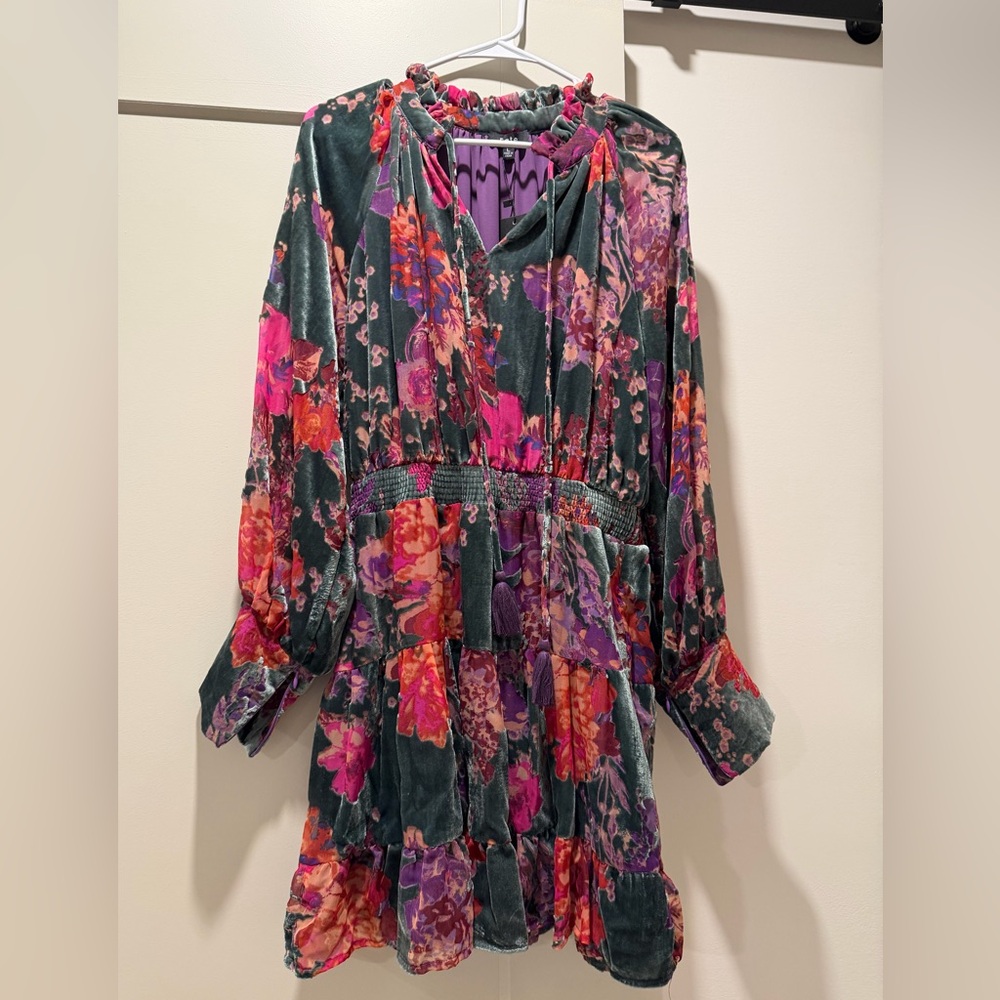 Floral Multicolor Women's Dress